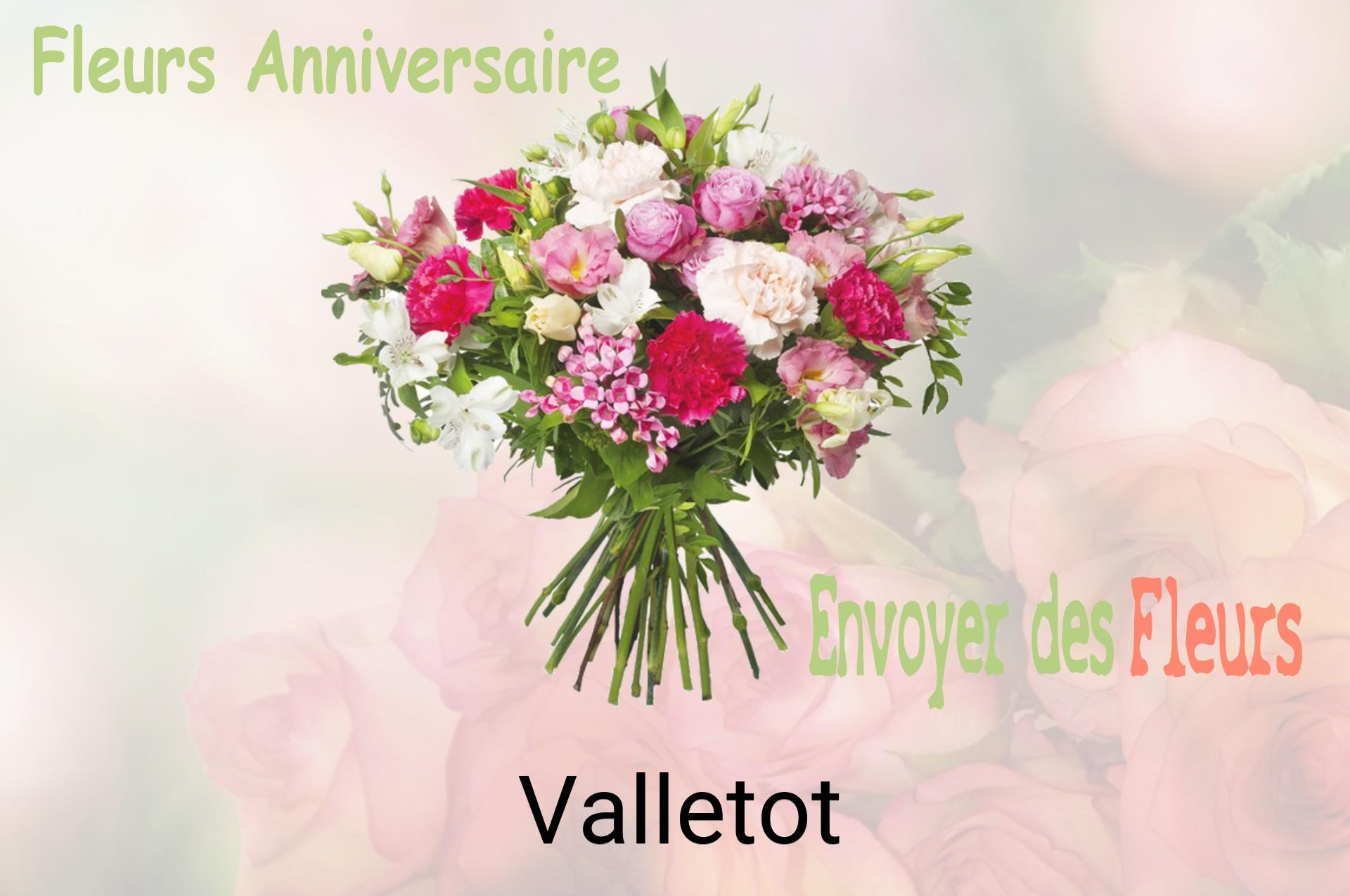 Bouquet de fleurs d’anniversaire livré à Valletot