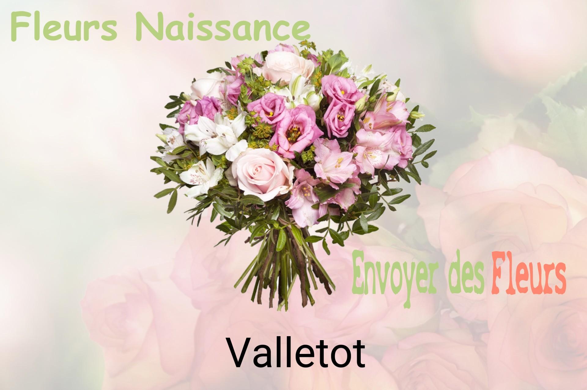Bouquet de fleurs de naissance livré à Valletot